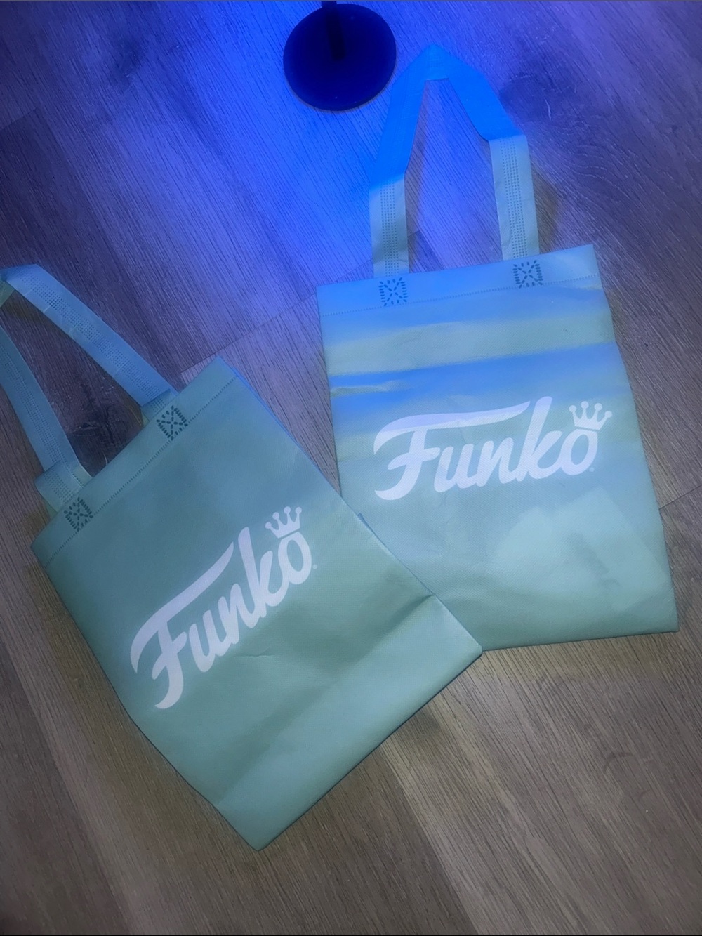 Bundle of 2 Funko pop reusable  Tote Bag with White Logo - Bags